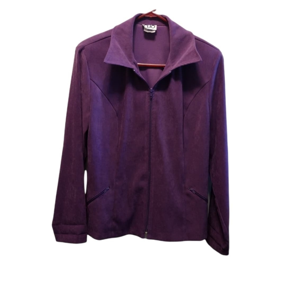 Clio Jacket Blazer Vintage Purple Large